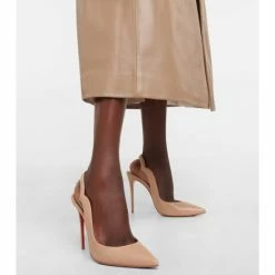 Christian Louboutin Nudes Hot Chick Leather Pumps -Christian Louboutin Sales unnamed file 353