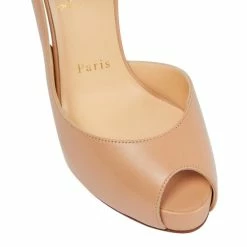 Christian Louboutin Jenlove Alta 120 Leather Peep-toe Pumps -Christian Louboutin Sales unnamed file 360