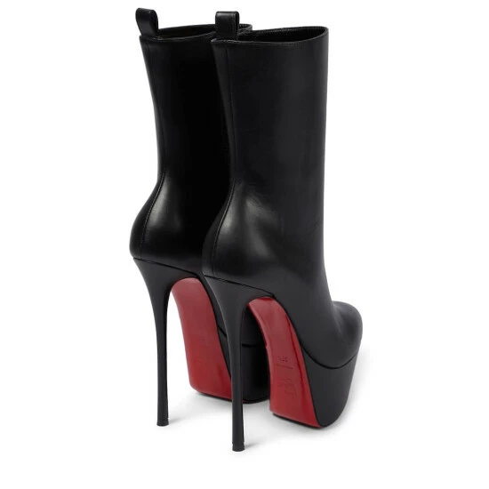 Christian Louboutin Dolly Booty Alta 160 Leather Platform Boots 2 Christian Louboutin Dolly Booty Alta 160 Leather Platform Boots - Image 2