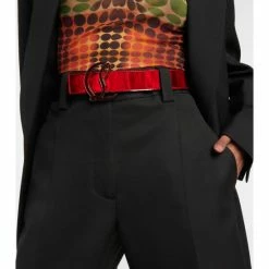 Christian Louboutin CL Logo Leather Belt