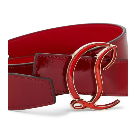 Christian Louboutin CL Logo Leather Belt 2 Christian Louboutin CL Logo Leather Belt - Image 2