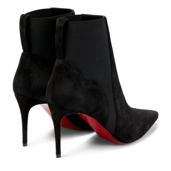 Christian Louboutin Chelsea Chick Suede Ankle Boots 2 Christian Louboutin Chelsea Chick Suede Ankle Boots - Image 2