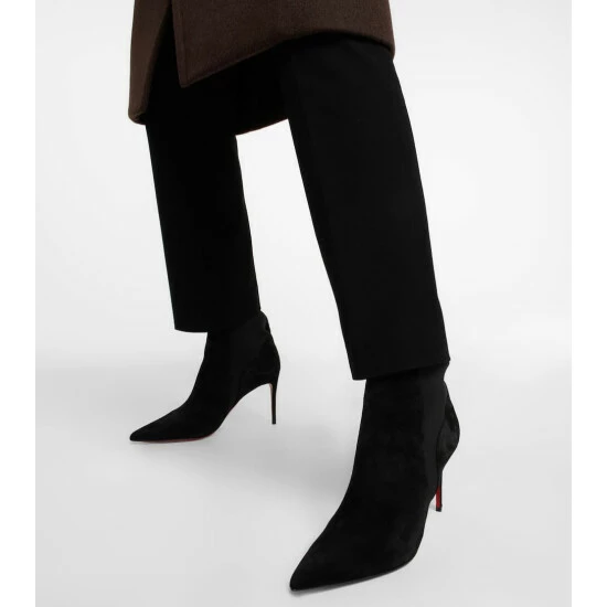 Christian Louboutin Chelsea Chick Suede Ankle Boots 3 Christian Louboutin Chelsea Chick Suede Ankle Boots - Image 3