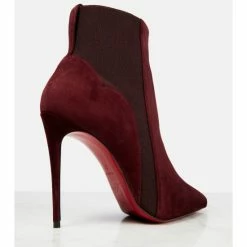 Christian Louboutin Chelsea Chick Suede Ankle Boots 9 Christian Louboutin Chelsea Chick Suede Ankle Boots -Christian Louboutin Sales unnamed file 46