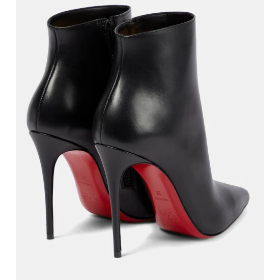Christian Louboutin So Kate 100 Leather Ankle Boots 2 Christian Louboutin So Kate 100 Leather Ankle Boots - Image 2