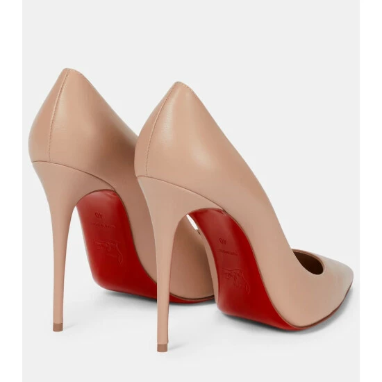 Christian Louboutin Kate 100 Leather Pumps 2 Christian Louboutin Kate 100 Leather Pumps - Image 2