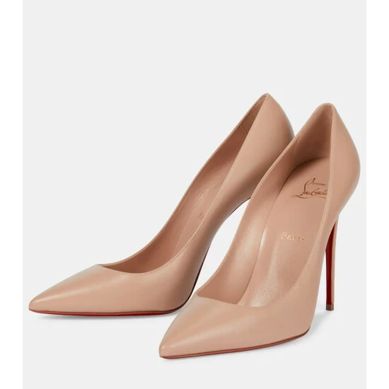 Christian Louboutin Kate 100 Leather Pumps 4 Christian Louboutin Kate 100 Leather Pumps - Image 4