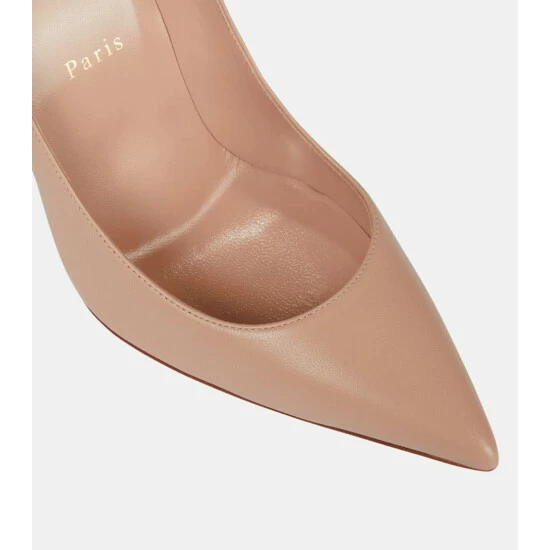 Christian Louboutin Kate 100 Leather Pumps 5 Christian Louboutin Kate 100 Leather Pumps - Image 5