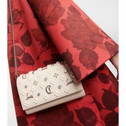 Christian Louboutin Paloma Embellished Leather Clutch