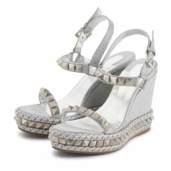 Christian Louboutin Pyraclou Embellished Leather Sandals -Christian Louboutin Sales unnamed file 521