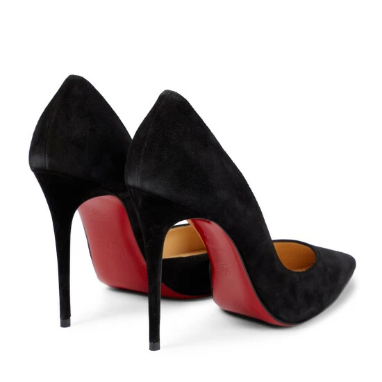 Christian Louboutin Iriza 100 Suede Pumps 2 Christian Louboutin Iriza 100 Suede Pumps - Image 2