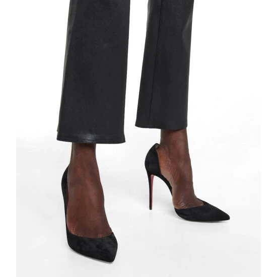 Christian Louboutin Iriza 100 Suede Pumps 3 Christian Louboutin Iriza 100 Suede Pumps - Image 3