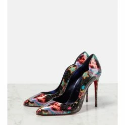 Christian Louboutin Hot Chick Printed Patent Leather Pumps -Christian Louboutin Sales unnamed file 55