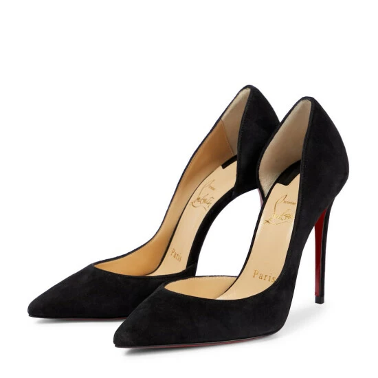 Christian Louboutin Iriza 100 Suede Pumps 4 Christian Louboutin Iriza 100 Suede Pumps - Image 4