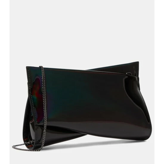 Christian Louboutin Loubitwist Small Patent Leather Clutch 3 Christian Louboutin Loubitwist Small Patent Leather Clutch - Image 3