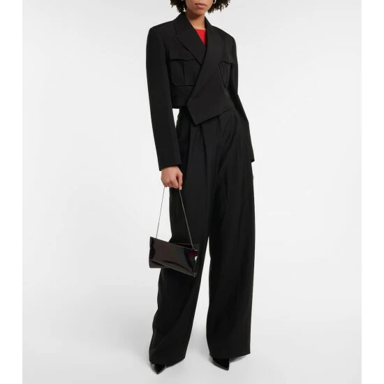 Christian Louboutin Loubitwist Small Patent Leather Clutch 4 Christian Louboutin Loubitwist Small Patent Leather Clutch - Image 4