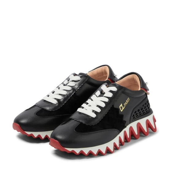 Christian Louboutin Loubishark Leather Sneakers 4 Christian Louboutin Loubishark Leather Sneakers - Image 4