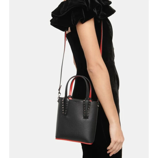 Christian Louboutin Cabata Mini Leather Tote 1 Christian Louboutin Cabata Mini Leather Tote