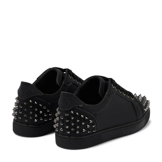 Christian Louboutin Vieira Embellished Leather Sneakers 2 Christian Louboutin Vieira Embellished Leather Sneakers - Image 2