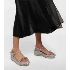 Christian Louboutin Pyraclou Wedge Espadrille Sandals 7 Christian Louboutin Pyraclou Wedge Espadrille Sandals -Christian Louboutin Sales unnamed file 647