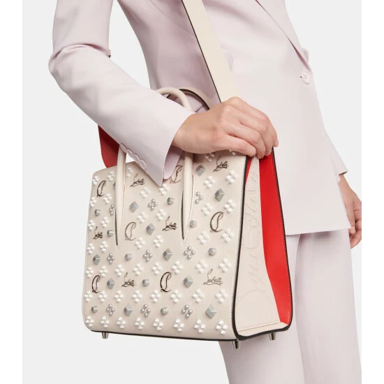 Christian Louboutin Paloma Medium Leather Tote Bag 1 Christian Louboutin Paloma Medium Leather Tote Bag