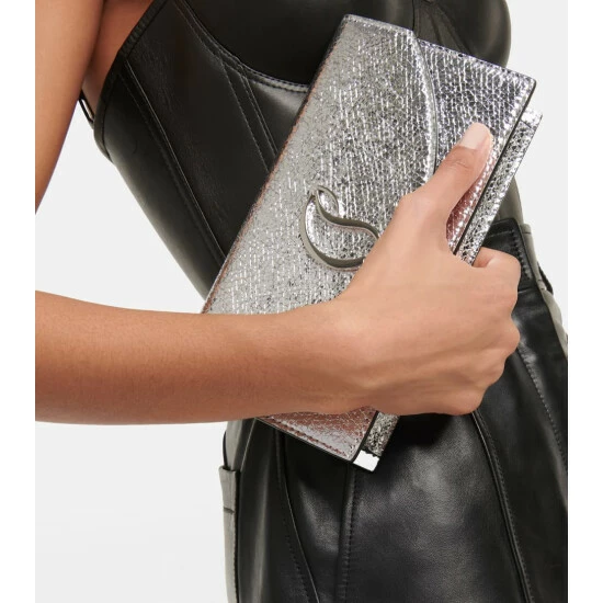 Christian Louboutin Loubi54 Leather Clutch 1 Christian Louboutin Loubi54 Leather Clutch