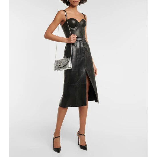 Christian Louboutin Loubi54 Leather Clutch 4 Christian Louboutin Loubi54 Leather Clutch - Image 4