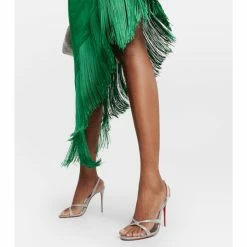 Christian Louboutin Emilie Glittered Leather Slingback Sandals -Christian Louboutin Sales unnamed file 7