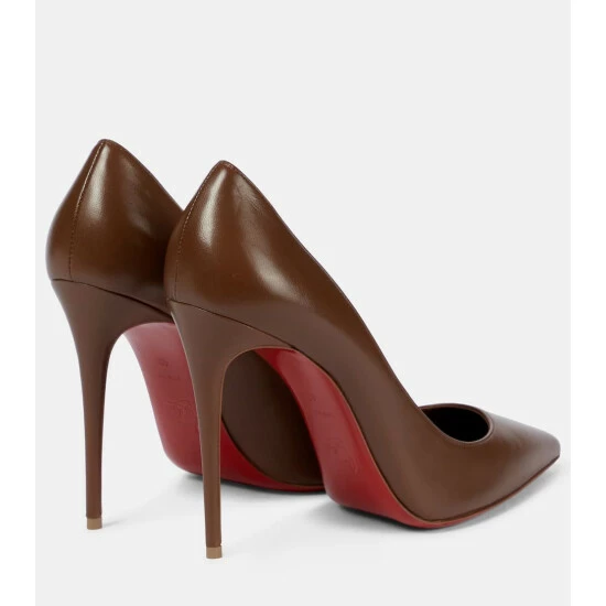 Christian Louboutin Kate 100 Leather Pumps 2 Christian Louboutin Kate 100 Leather Pumps - Image 2