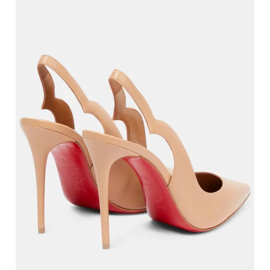 Christian Louboutin Nudes Hot Chick Leather Pumps 2 Christian Louboutin Nudes Hot Chick Leather Pumps - Image 2