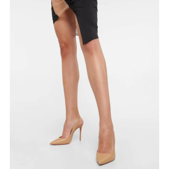 Christian Louboutin Nudes Hot Chick Leather Pumps 3 Christian Louboutin Nudes Hot Chick Leather Pumps - Image 3