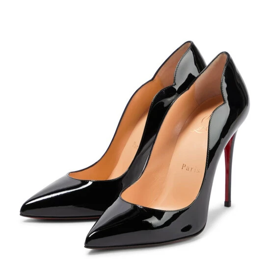 Christian Louboutin Hot Chick 100 Patent Leather Pumps 4 Christian Louboutin Hot Chick 100 Patent Leather Pumps - Image 4