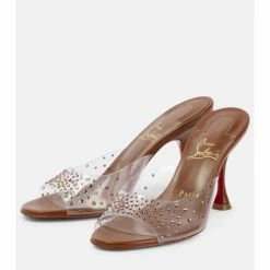 Christian Louboutin Nudes Degramule Embellished Mules -Christian Louboutin Sales unnamed file 779