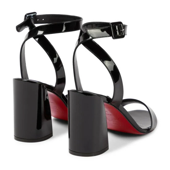 Christian Louboutin Miss Sabina 85 Patent Leather Sandals 2 Christian Louboutin Miss Sabina 85 Patent Leather Sandals - Image 2