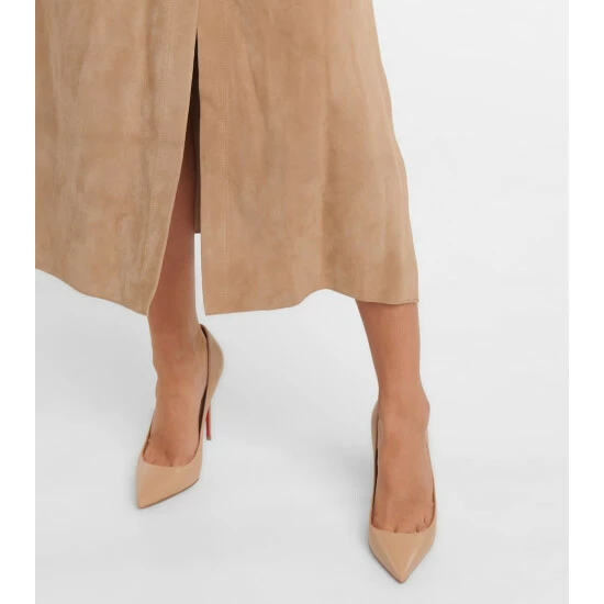 Christian Louboutin Kate 100 Leather Pumps 3 Christian Louboutin Kate 100 Leather Pumps - Image 3