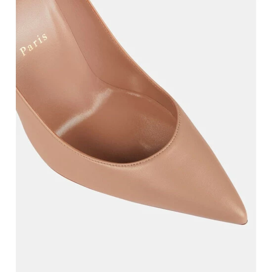 Christian Louboutin Kate 100 Leather Pumps 5 Christian Louboutin Kate 100 Leather Pumps - Image 5