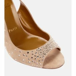 Christian Louboutin Nudes Degrachick Suede Sandals 9 Christian Louboutin Nudes Degrachick Suede Sandals -Christian Louboutin Sales unnamed file 799