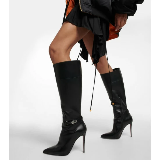 Christian Louboutin Leather Knee-high Boots 3 Christian Louboutin Leather Knee-high Boots - Image 3