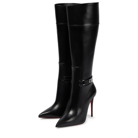 Christian Louboutin Leather Knee-high Boots 4 Christian Louboutin Leather Knee-high Boots - Image 4