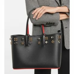 Christian Louboutin Cabata Stud-embellished Leather Tote