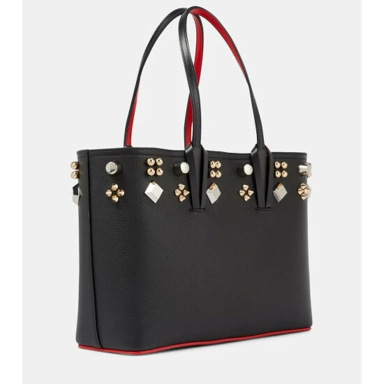 Christian Louboutin Cabata Stud-embellished Leather Tote 3 Christian Louboutin Cabata Stud-embellished Leather Tote - Image 3