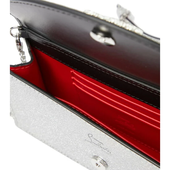 Christian Louboutin Loubi54 Glitter Leather Clutch 2 Christian Louboutin Loubi54 Glitter Leather Clutch - Image 2
