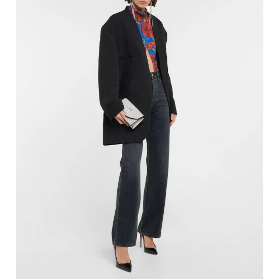 Christian Louboutin Loubi54 Glitter Leather Clutch 4 Christian Louboutin Loubi54 Glitter Leather Clutch - Image 4