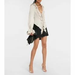 Christian Louboutin Nudes Degrachick Suede Sandals