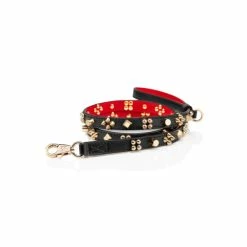 Christian Louboutin Loubileash S Embellished Leather Dog Leash