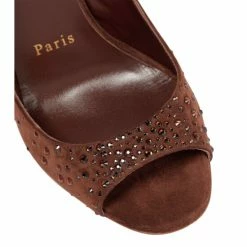 Christian Louboutin Nudes Degrachick Suede Sandals 9 Christian Louboutin Nudes Degrachick Suede Sandals -Christian Louboutin Sales unnamed file 923