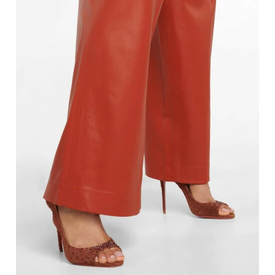 Christian Louboutin Nudes Degrachick Suede Sandals 3 Christian Louboutin Nudes Degrachick Suede Sandals - Image 3