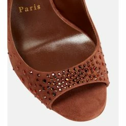 Christian Louboutin Nudes Degrachick Suede Sandals 9 Christian Louboutin Nudes Degrachick Suede Sandals -Christian Louboutin Sales unnamed file 928