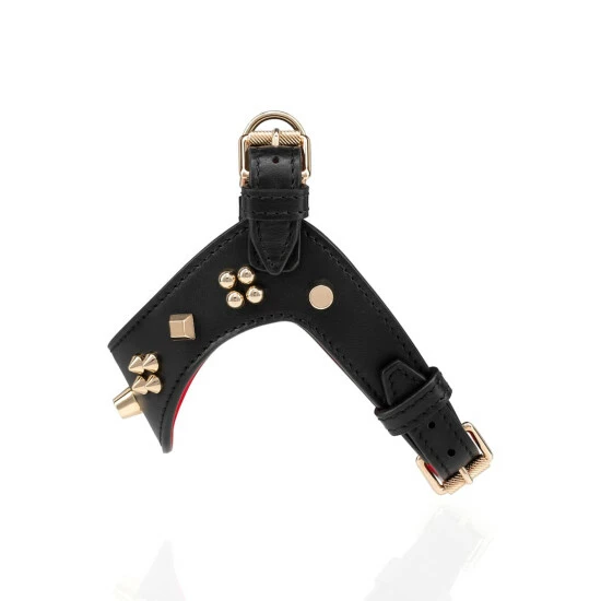 Christian Louboutin Loubiharness XS Embellished Leather Dog Harness 2 Christian Louboutin Loubiharness XS Embellished Leather Dog Harness - Image 2
