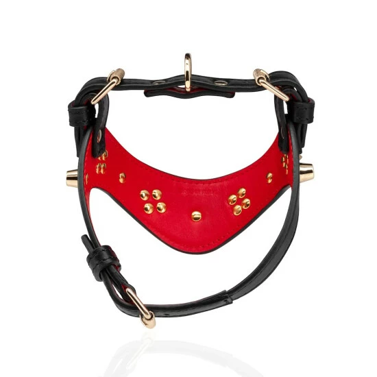 Christian Louboutin Loubiharness XS Embellished Leather Dog Harness 4 Christian Louboutin Loubiharness XS Embellished Leather Dog Harness - Image 4